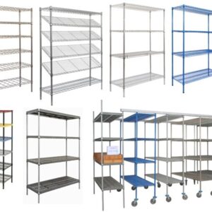 Cold storage room multilayer wire shelving (1)