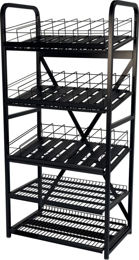 Beverage Bottle Display Rack