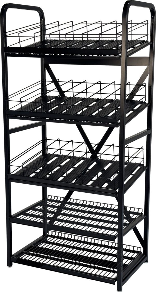 Beverage Bottle Display Rack