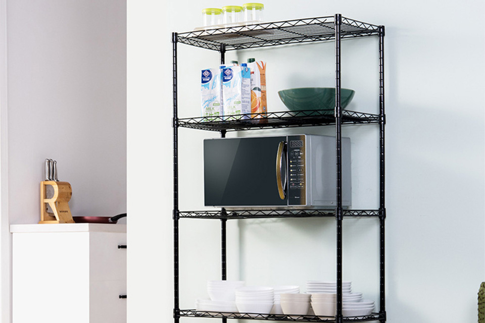 Chrome Wire Shelving
