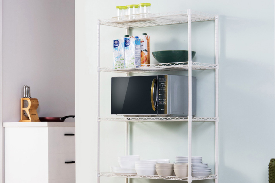 Chrome Wire Shelving