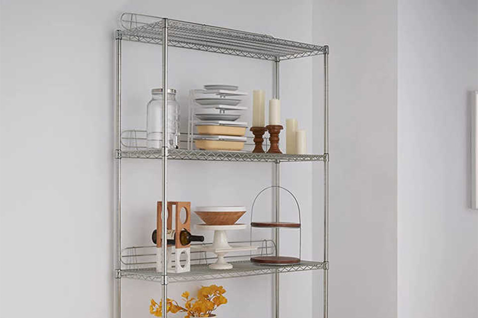 Heavy-Duty Wire Shelving