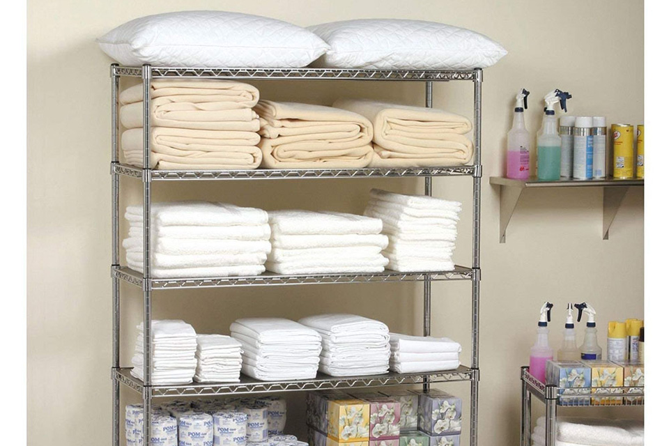Heavy-Duty Wire Shelving