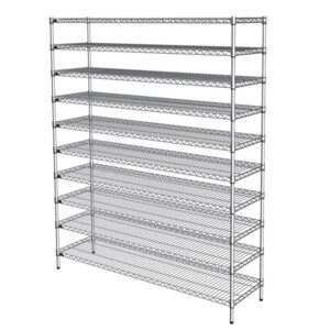 Non-standard wire shelving