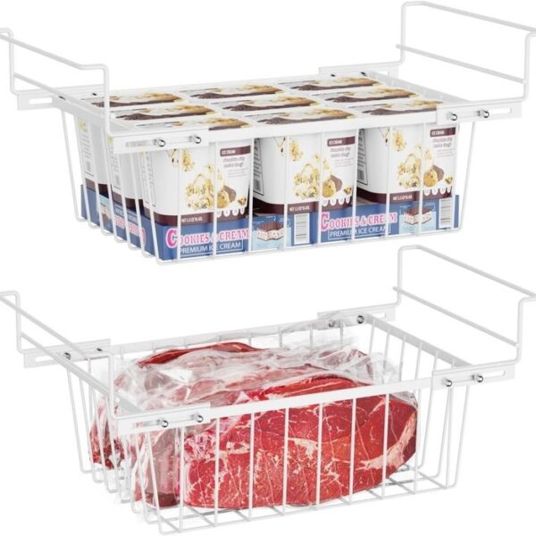 1-39.jpg Manufacture Chest Freezer Basket Wire Freezer Organizer