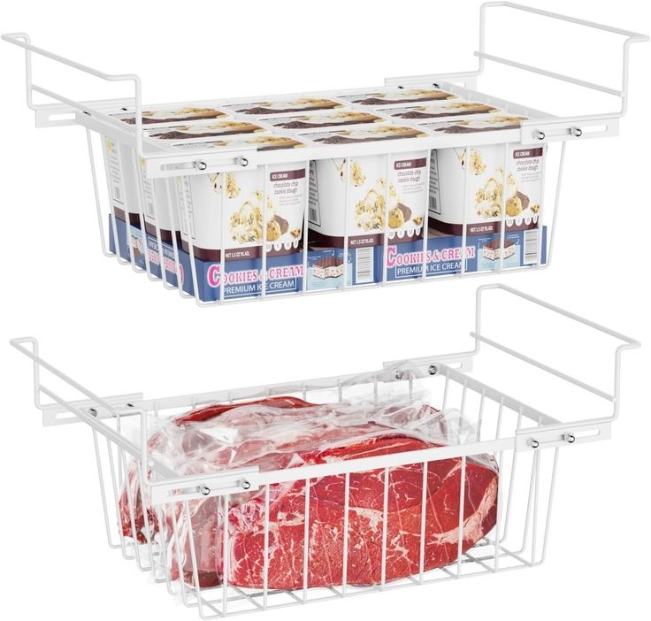 Manufacture Chest Freezer Basket Wire Freezer Organizer