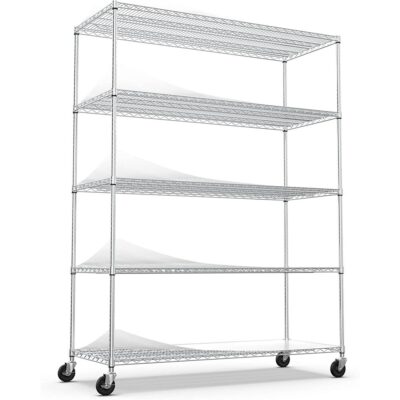 Hot Walk-in Freezer Wire Shelving Shelf With Wheels