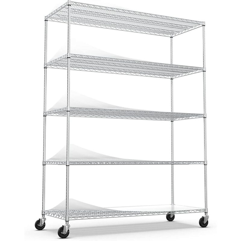 Hot Walk-in Freezer Wire Shelving Shelf With Wheels