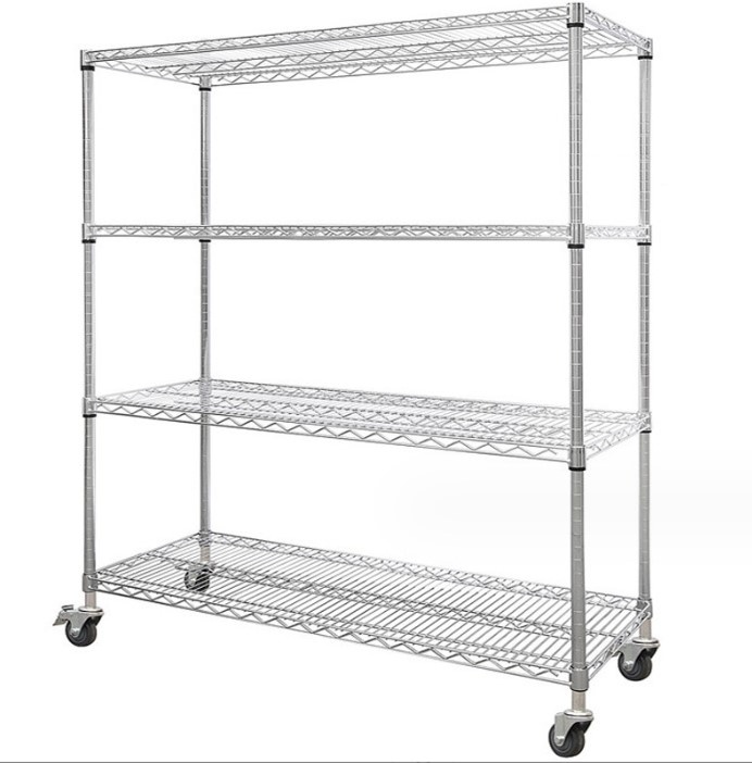 Hot Selling Low Storage Room Multilayer Wire Shelving