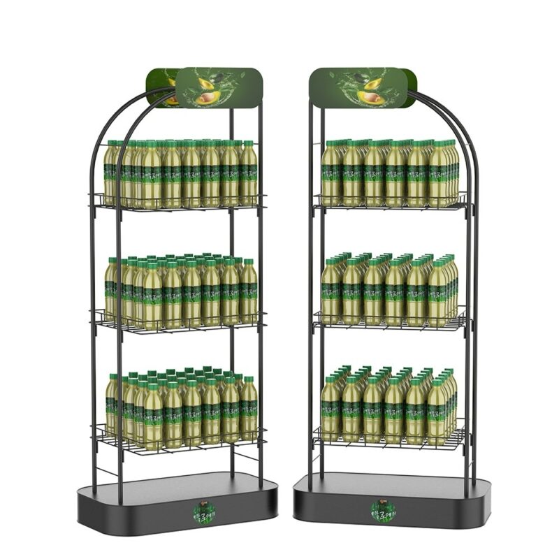 Custom Made Metal High Quality Beverage Cabinet Wire Rack