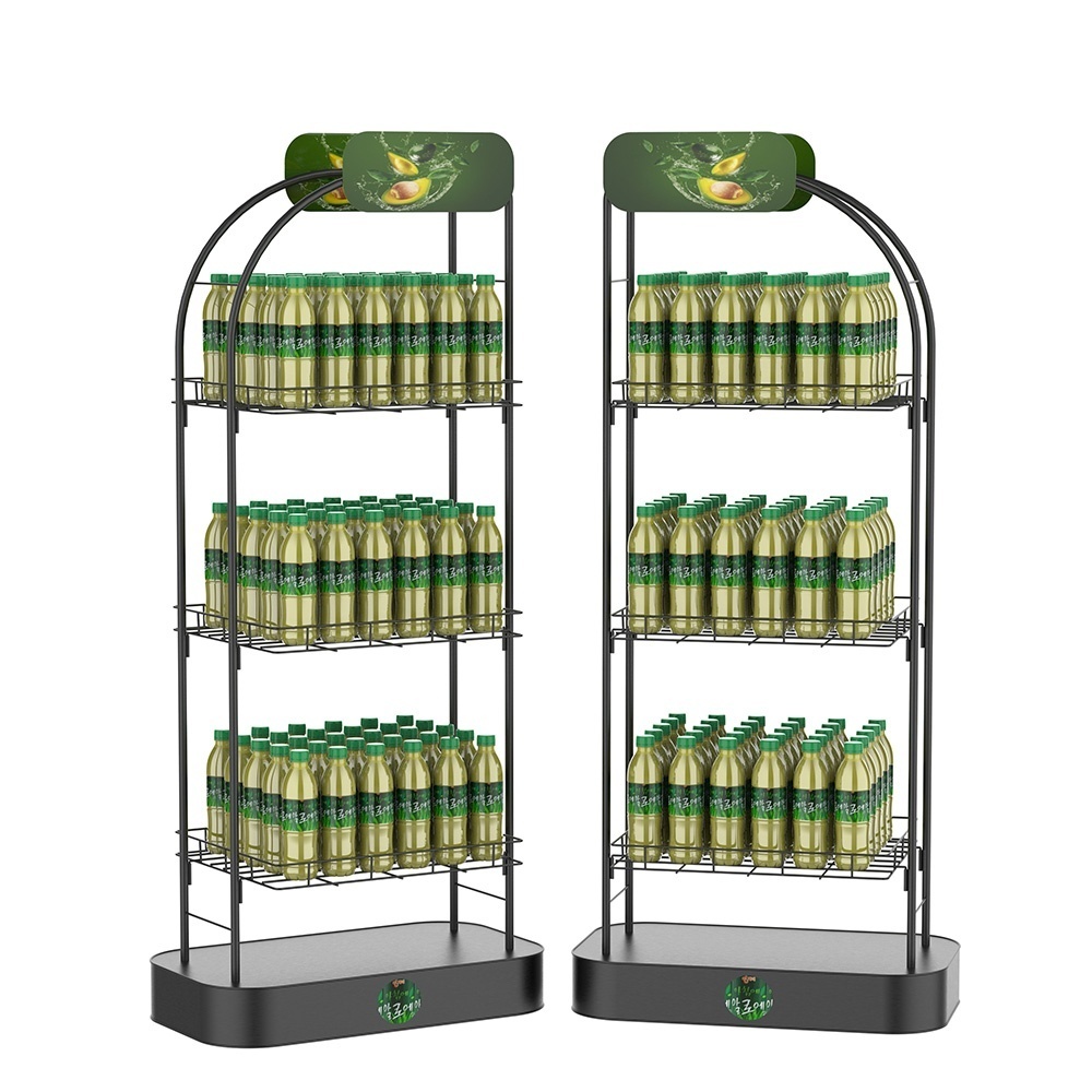 1-85.jpg Custom Made Metal High Quality Beverage Cabinet Wire Rack