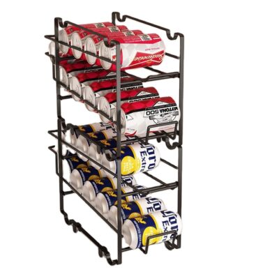 Drink Holder Anti-tip Wire Rack Beverage Cans Organiser