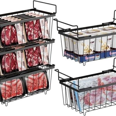 Manufacture Chest Freezer Basket Wire Freezer Organizer