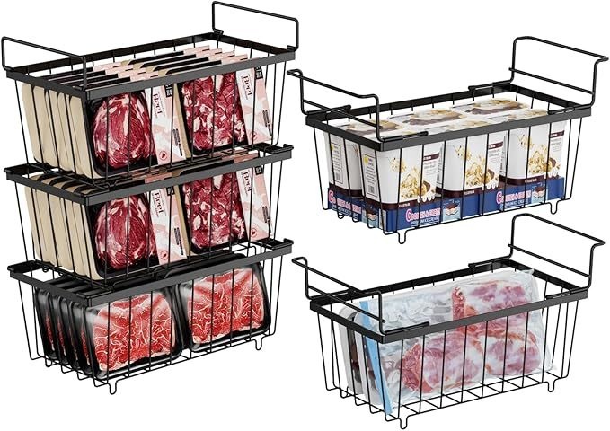 Manufacture Chest Freezer Basket Wire Freezer Organizer