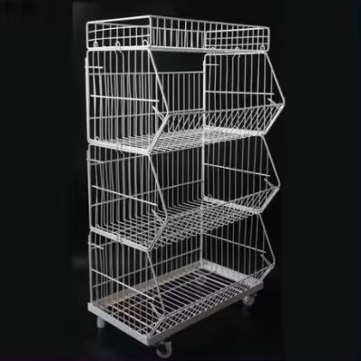 Walk-in Refrigerated Wire Shelving Metal Wire Rack