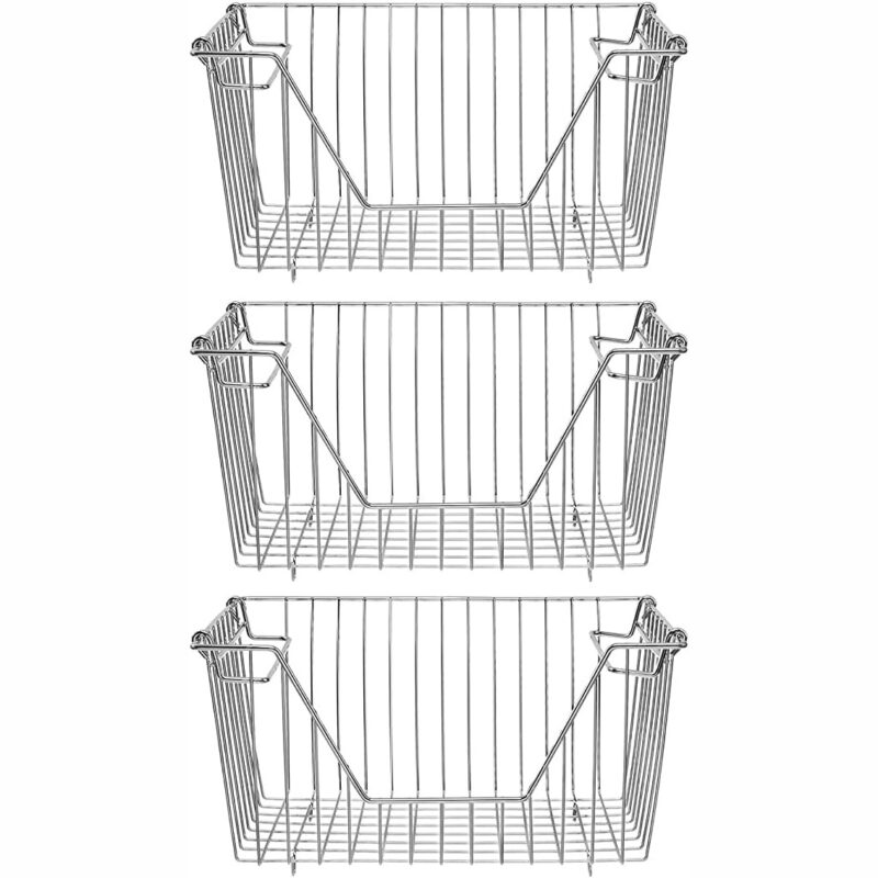 Storage Wire Baskets Freezer Basket For Chest Freezer