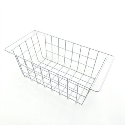 White Color Wire Chest Freezer Basket Metal Freezer Basket