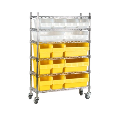 Quality Metal Walk-in Refrigerated Wire Shelving