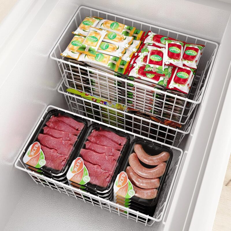 Manufacture Chest Freezer Basket Wire Freezer Organizer