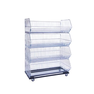 Walk-in Refrigerated Wire Shelving Metal Wire Rack