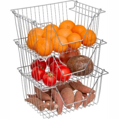 Storage Wire Baskets Freezer Basket For Chest Freezer