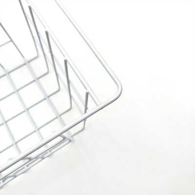 White Color Wire Chest Freezer Basket Metal Freezer Basket