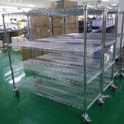 Stainless High Quality Walk-in Freezer Wire Shelving