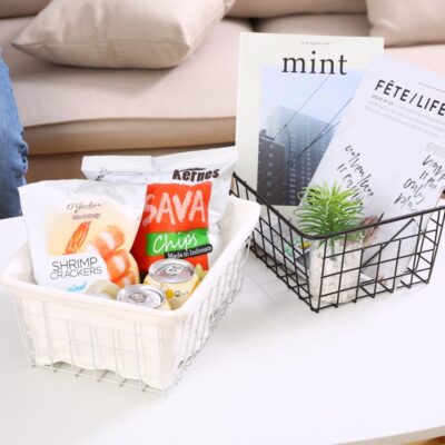 Iron Metal Wire Mesh Freezer Wire Basket Freezer Net Basket