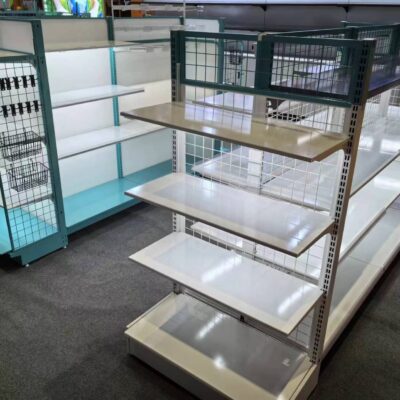 Walk-in Refrigerated Wire Shelving White Metal Rack Shelves