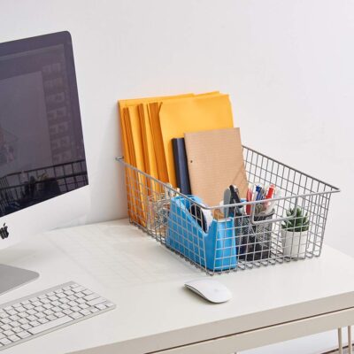 Freezer Wire Basket Sturdy Metal Wire Storage Baskets