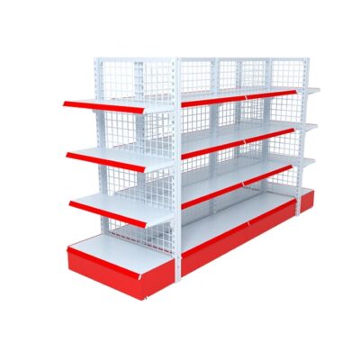Walk-in Refrigerated Wire Shelving White Metal Rack Shelves