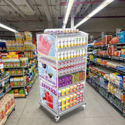 Store Beer Cabinet Wire Rack For Display Daily Necessities