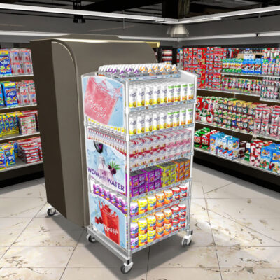 Store Beer Cabinet Wire Rack For Display Daily Necessities