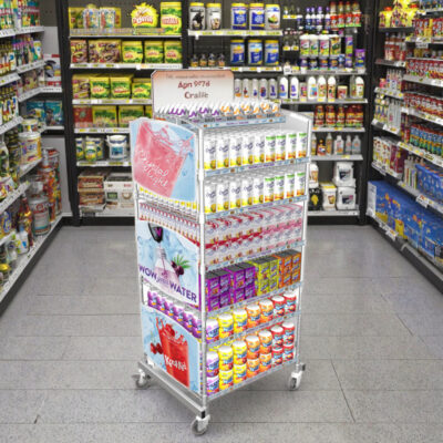 Store Beer Cabinet Wire Rack For Display Daily Necessities