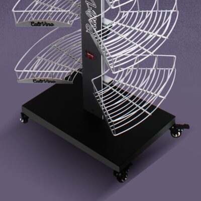 Metal Soft Drink Beer Cabinet Wire Rack Display Rack