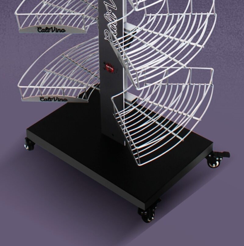 Metal Soft Drink Beer Cabinet Wire Rack Display Rack