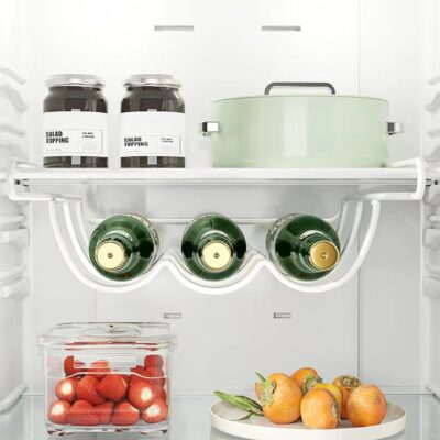 Refrigerator Beer Storage Rack Iron Wine Bottle Holder