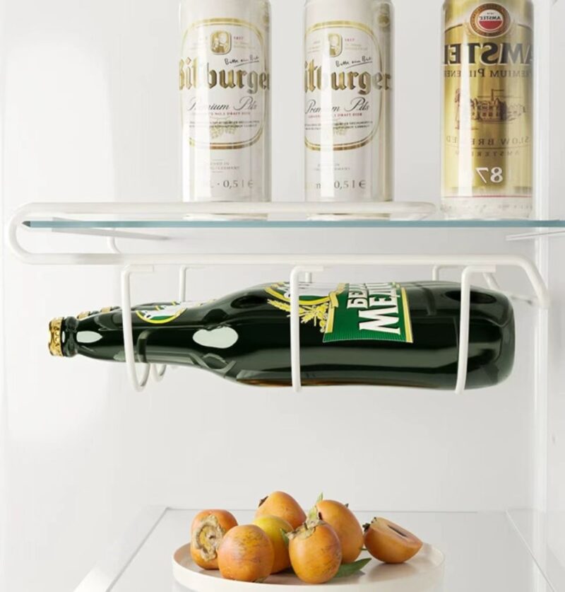 Refrigerator Beer Storage Rack Iron Wine Bottle Holder