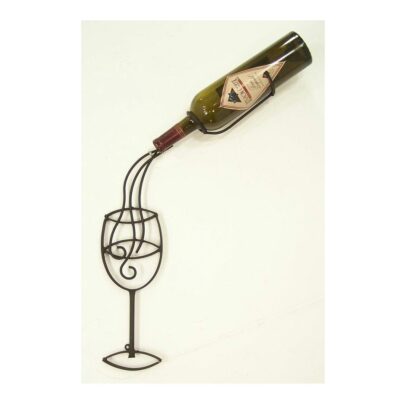 Beer Cabinet Wire Shelving Holder Metal Copper Finish