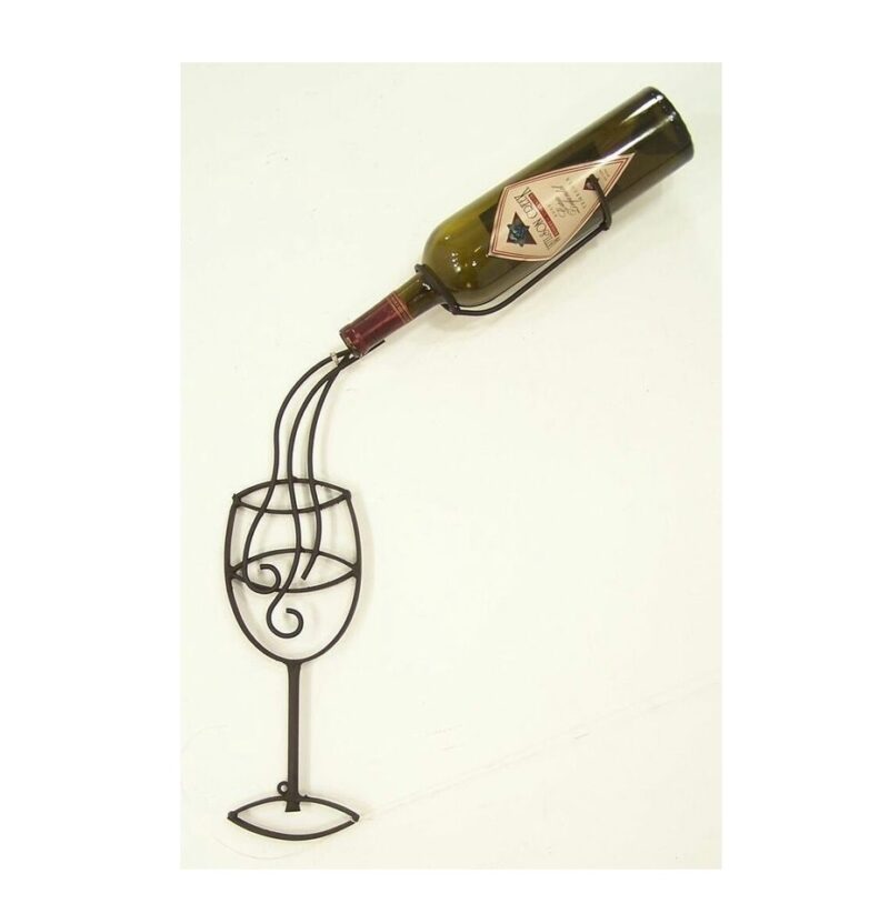 Beer Cabinet Wire Shelving Holder Metal Copper Finish