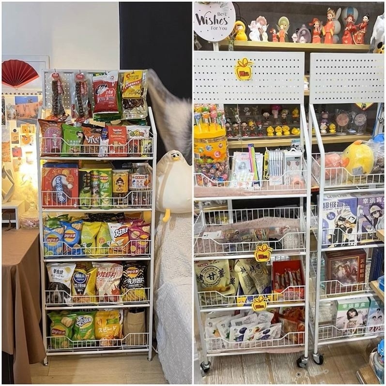 Store Beverage Cabinet Wire Rack Stand For Store Shelves