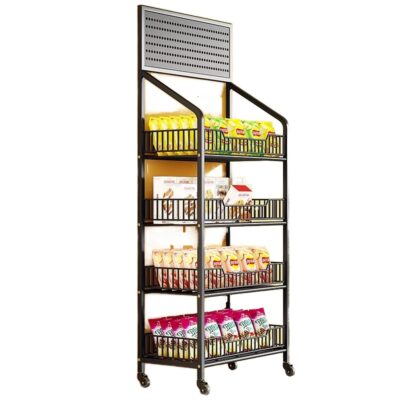 Display Slanted Storage Beverage Cabinet Wire Shelving