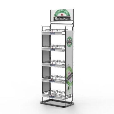 Custom Beverage Cabinet Wire Rack Floor Stand Racks