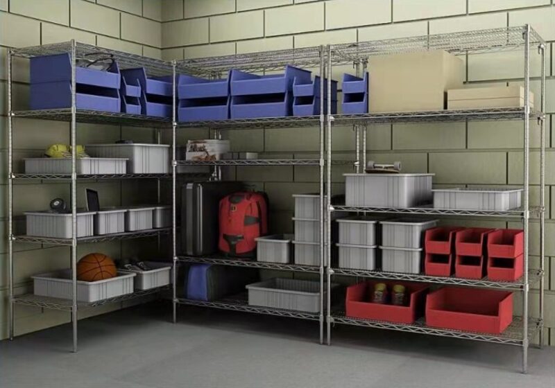 Rack Microwave Cold Storage Room Multilayer Wire Shelving