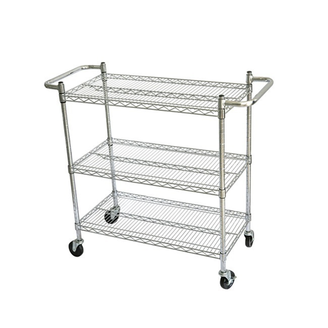 Cold storage room multilayer wire shelving 3 5