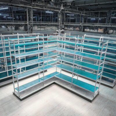 Cold Storage Room Multilayer Wire Shelving Metal Shelves