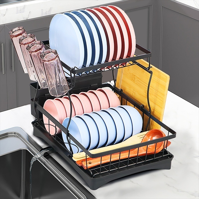 Dishwasher Wire Shelving Detachable Dish Draining Rack