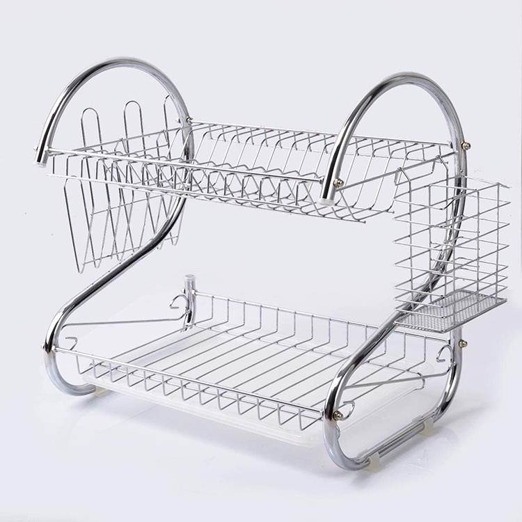 Custom Metal Art Double-layer Dishwasher Wire Shelving