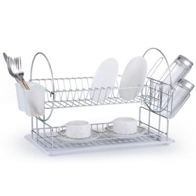 Dish Rack Dishwasher Wire Shelving With Utensil Holder