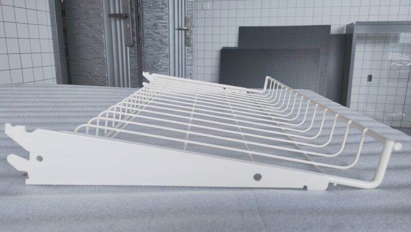 Ice Maker Rear Wire Shelving Duty Wall Mount Shelving Unit